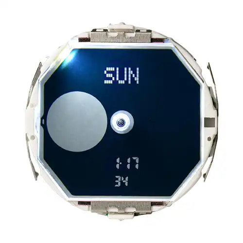 Mișcare electronică a ceasului cu lumină de ridicare a mâinii LCD